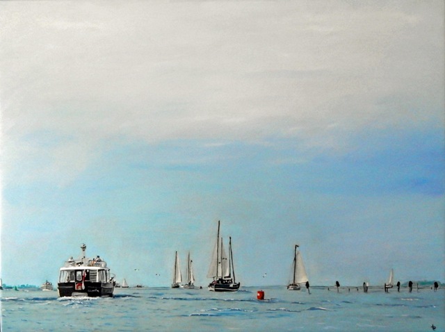 Buy online original oil painting - sea, ships - Kuilart 1 